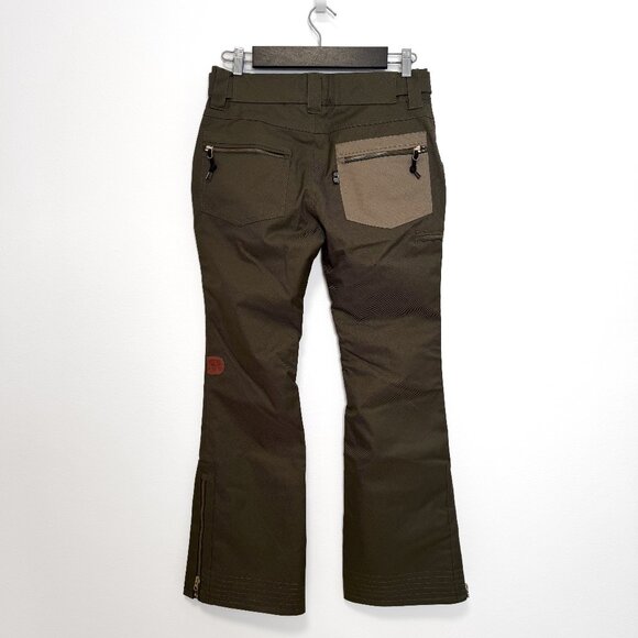 Airblaster Glacier Collection Olive Green Snowboard Pants Size Small - Picture 2 of 11
